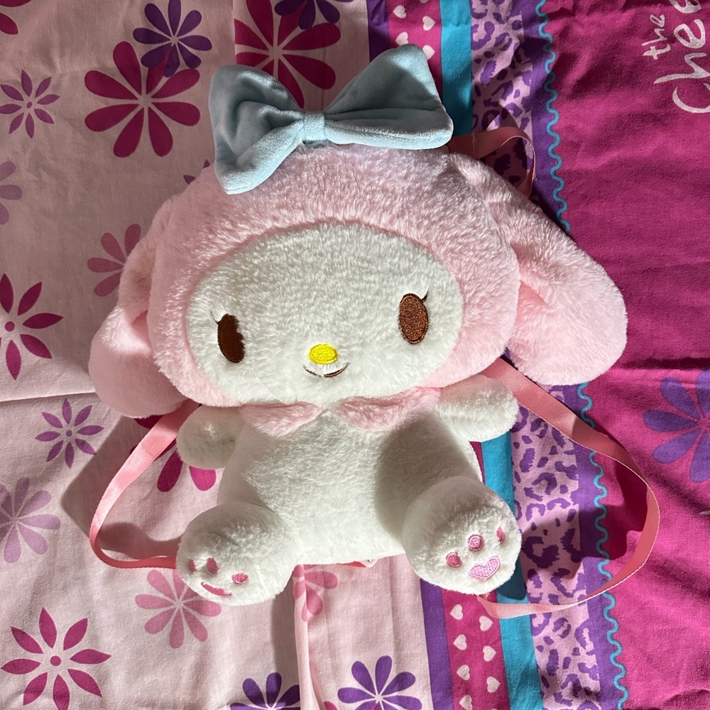 My Melody Hello-kitty Backpack Plush💝